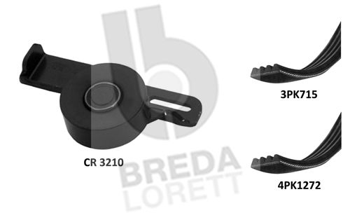 BREDA LORETT Soonrihmakomplekt KCA0045